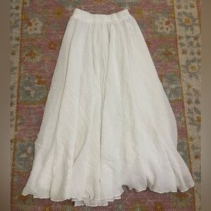White Maxi Skirt